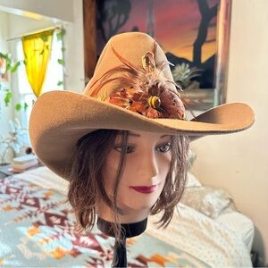 Stetson Women's Hat with Feather Band
